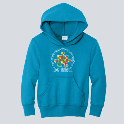 Youth Hoodie - Autism Awareness - Be Kind Puzzle Piece  Thumbnail